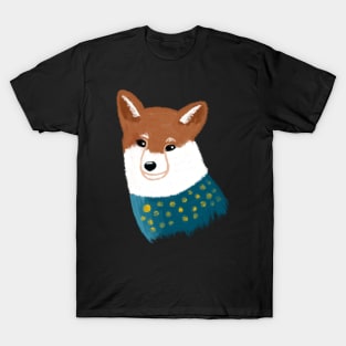 Fox in Sweater T-Shirt